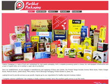 Tablet Screenshot of parbhatpackaging.com